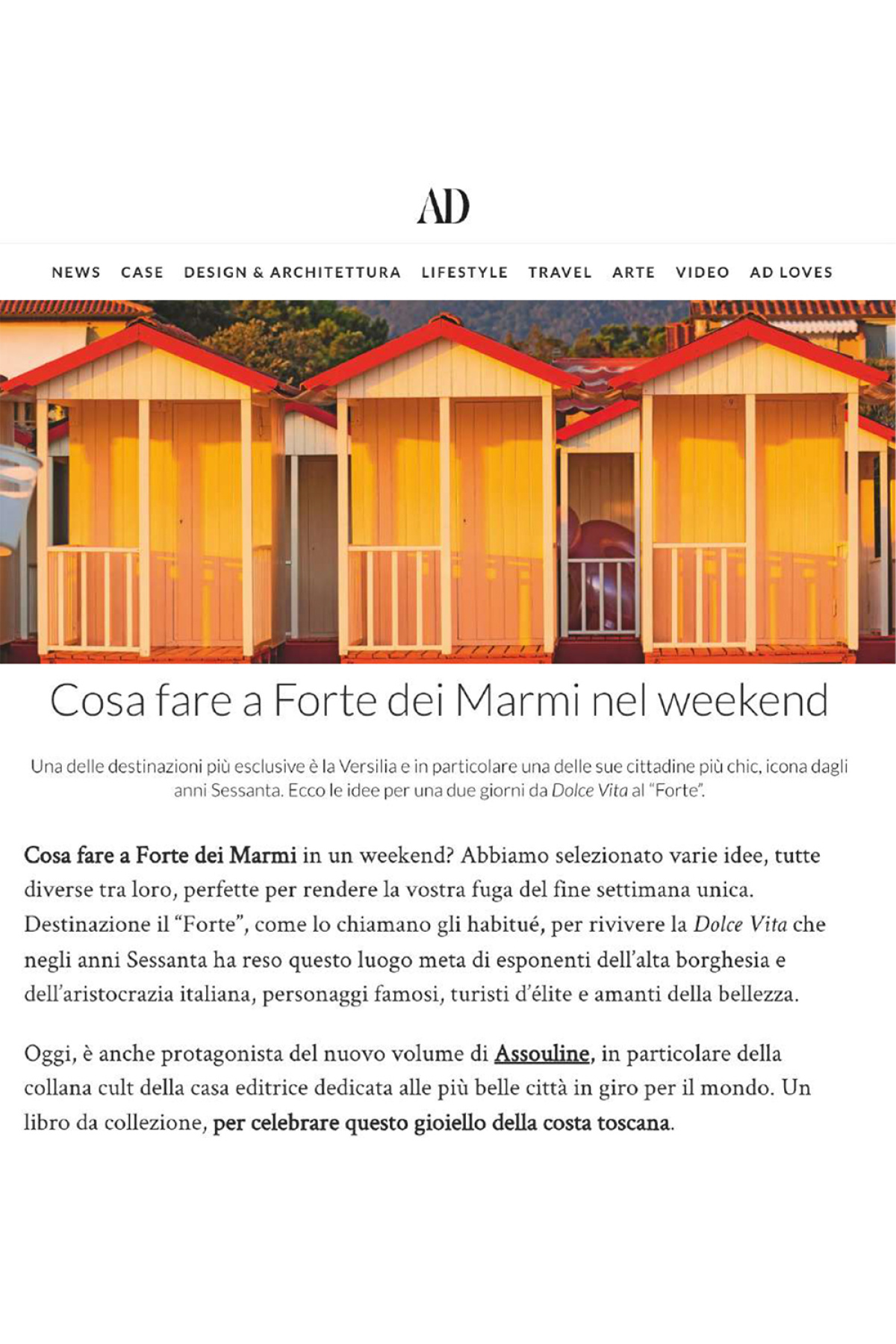 Cose Fare a Forte Dei Marmi Nel Weekend